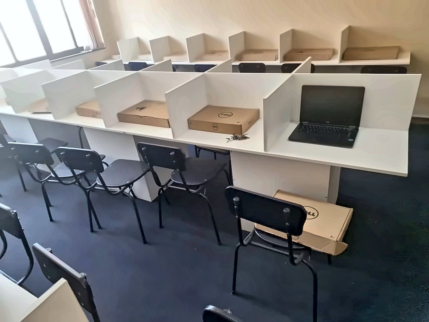 Workstations in the Southlea computer laboratory
